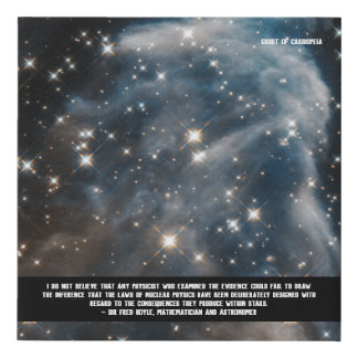Scientists Say ... Ghost of Cassiopeia Faux Canvas Print