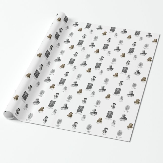Scientists Wrapping Paper (Unrolled)