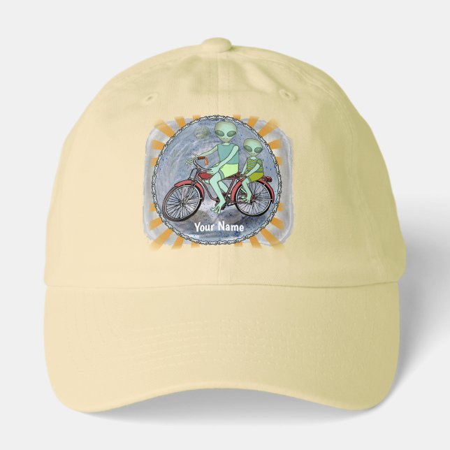 Scifi Alien Bicycle  hat (Front)