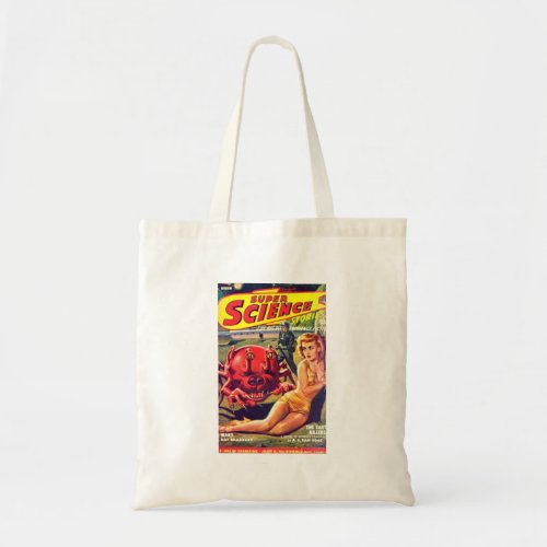 Scifi Alien Comic Comics 80s 70s Retro Vintage Tote Bag