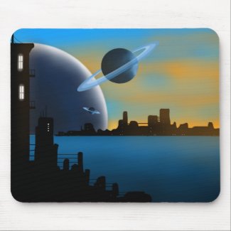 SciFi City Mousepad