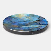 Scifi Colorful orb abstract background Wireless Charger (Front 2)