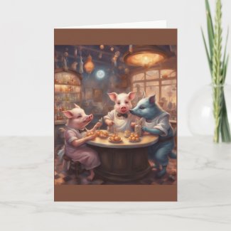 SciFI Pigs Happy birthday party
