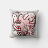  Robots Love Pillow 