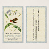 Scintillant Hummingbird Personalized Media Cards (Front & Back)