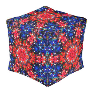 Scintillation Stellar Kaleid Pouf