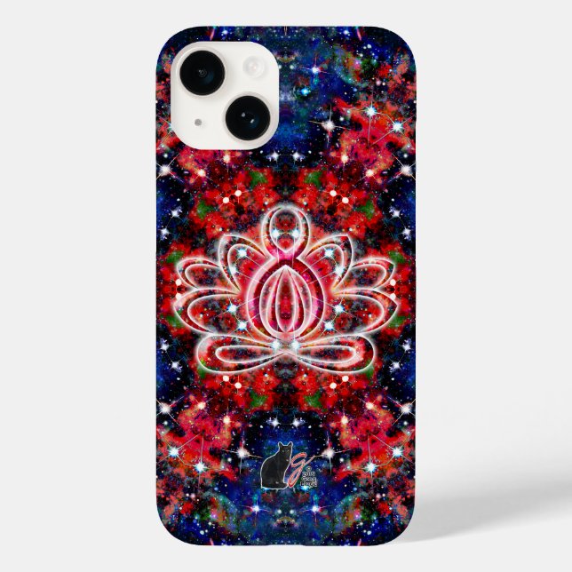 Scintillation Zen Lotus Case-Mate iPhone Case (Back)