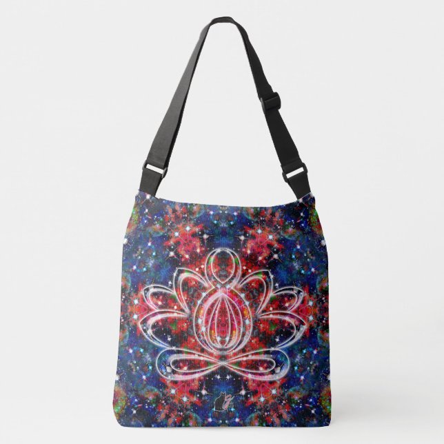 Scintillation Zen Lotus Crossbody Bag (Front)