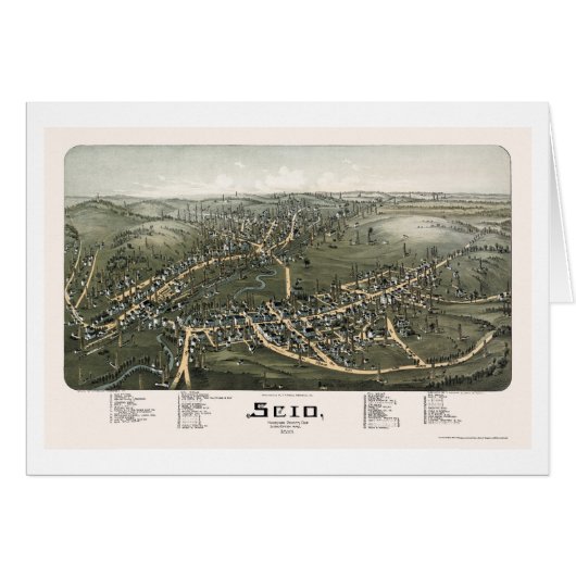 Scio, OH Panoramic Map - 1899b (Front Horizontal)