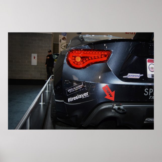 Scion FRS Drift Car Poster (Front)