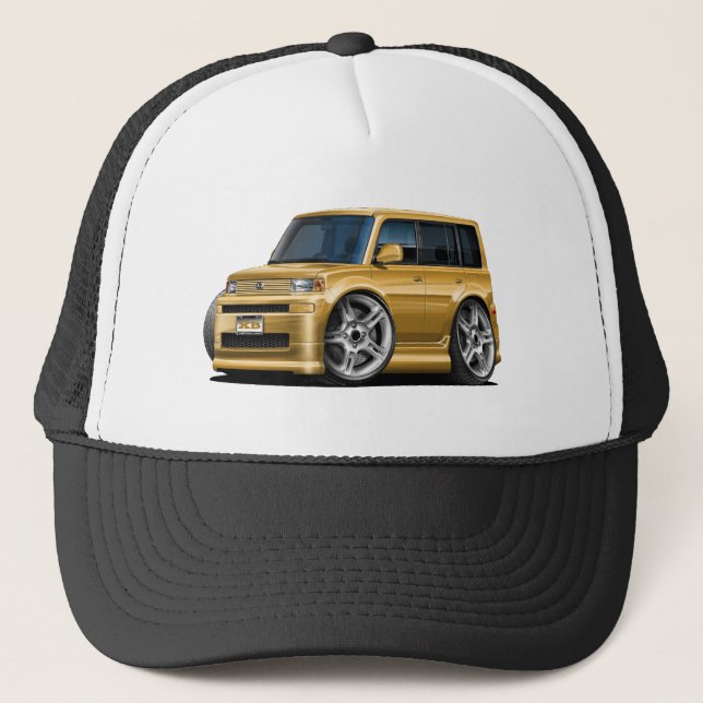 Scion XB Gold Car Trucker Hat (Front)
