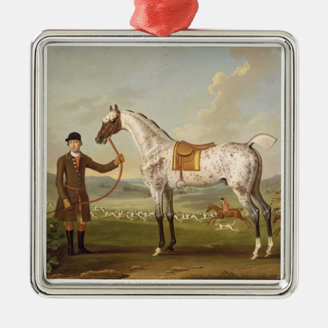 Scipio, Colonel Roche's Spotted Hunter, c.1750 (oi Metal Ornament (Front)