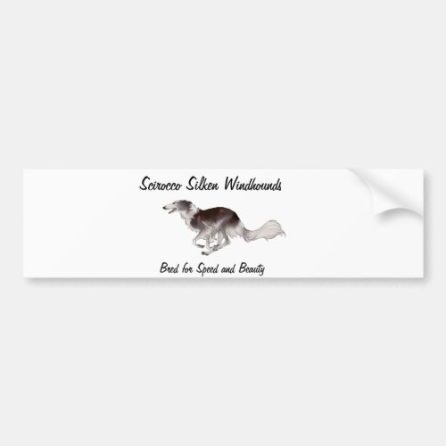 Scirocco Silken Windhounds Bumper Sticker