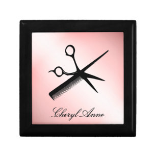 Scissor and Comb Pink Personal Gift Box