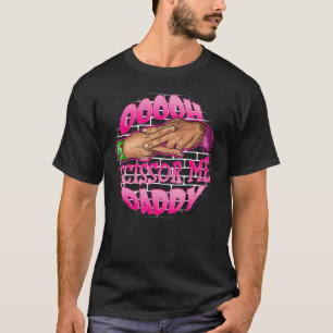 Scissor Me Daddy A Hands Pro Wrestling Green Pin T-Shirt