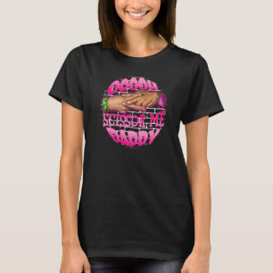 Scissor Me Daddy A  Hands Pro Wrestling Green Pink T-Shirt