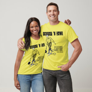 Scissor 'n Bowl Coiffure. Gold edition. T-Shirt