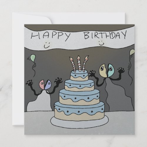 ScissorHeads Birthday Card