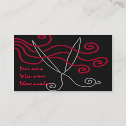 Scissors Business Card Template