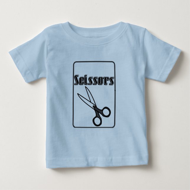 Scissors Baby T-Shirt (Front)