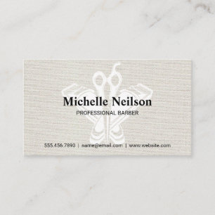 Scissors Barber Clippers Business Card