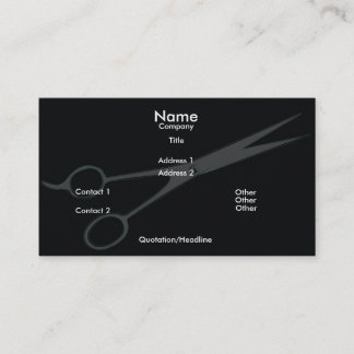 Scissors Business Card