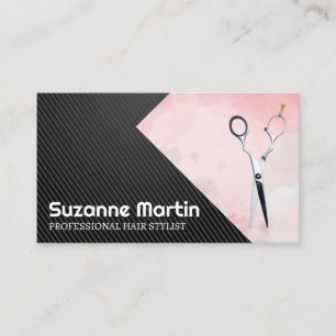 Scissors Color Block Artistic Business Card