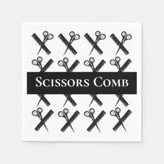 Scissors Comb Hairstylist Salon 