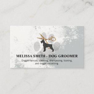 Scissors   Dog Groomer Business Card