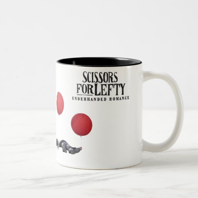 Scissors for Lefty Two-Tone Coffee Mug (Right)