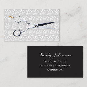 Scissors   Hair Beauty Logo Pattern Business Card