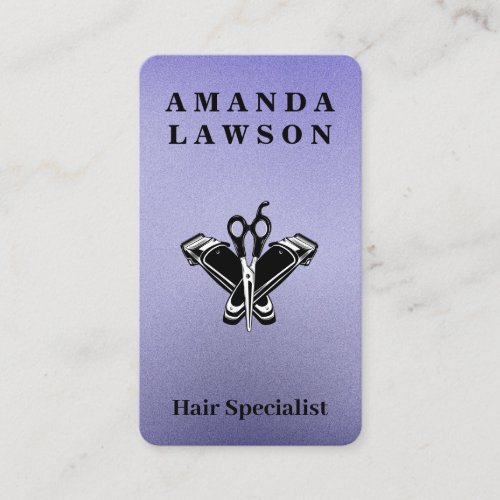Scissors Hair Clippers | Beauty Business Card