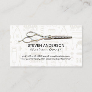 Scissors Hair Stylist Business Card