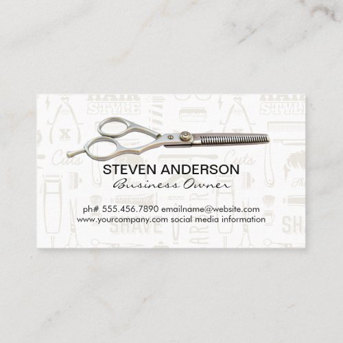 Scissors  Hair Stylist Business Card