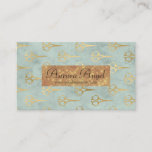 Scissors Hair Stylist Vintage Gold Appointment  Business Card at Zazzle