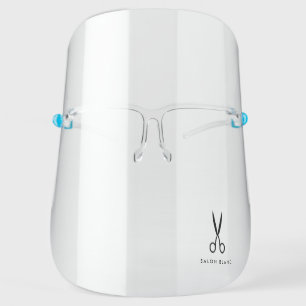 Scissors Logo Hairstylist Hair Salon Hairdresser Face Shield