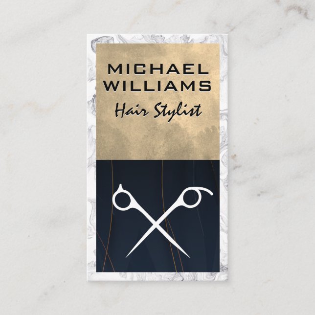 Scissors | Salon Business Card (Front)