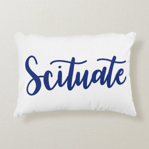 Scituate Dainty Scripts Pillow