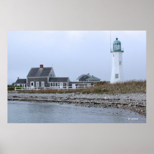 Scituate Lighhouse Panorama Poster