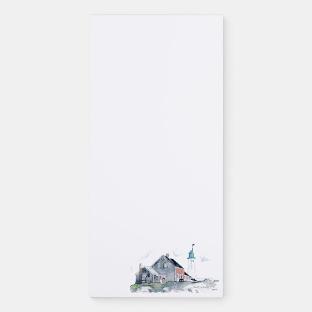 Scituate Lighthouse Magnetic Notepad (Front)