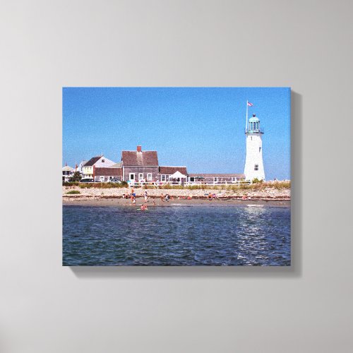 Scituate Lighthouse Massachusetts Canvas Print