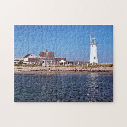 Scituate Lighthouse Massachusetts Jigsaw Puzzle