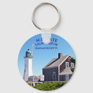 Scituate Lighthouse Massachusetts Keychain