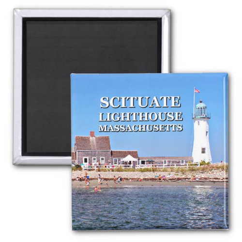 Scituate Lighthouse Massachusetts Magnet