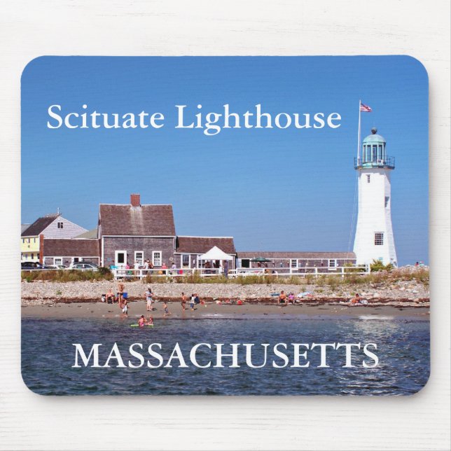 Scituate Lighthouse, Massachusetts Mousepad (Front)