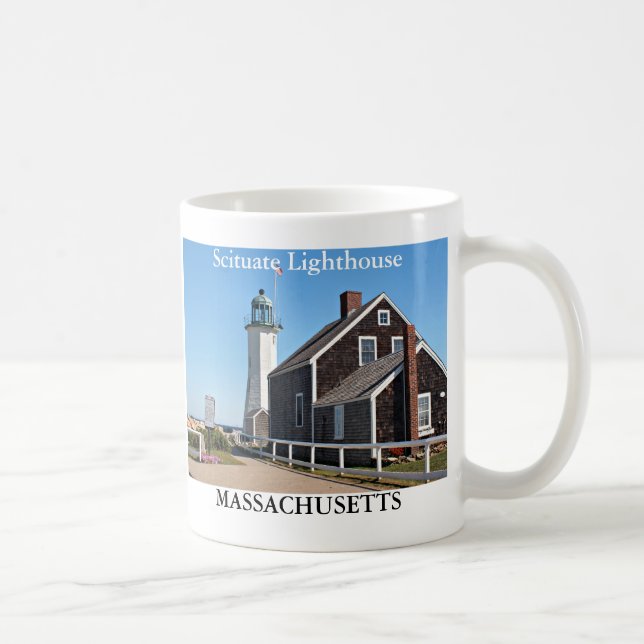 Scituate Lighthouse, Massachusetts Mug (Right)