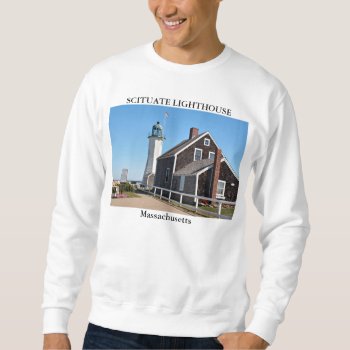 Scituate Lighthouse  Massachusetts Sweatshirt by LighthouseGuy at Zazzle