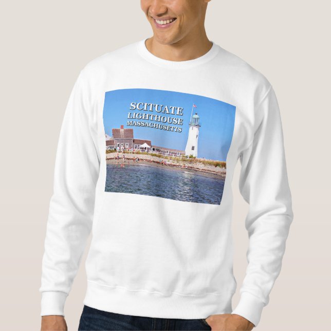 Scituate Lighthouse, Massachusetts Sweatshirt (Front)