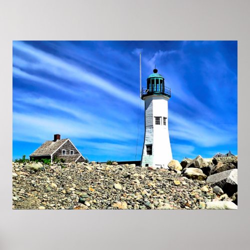 Scituate Lighthouse Poster