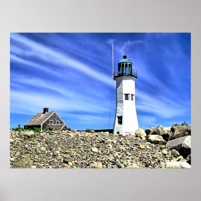 Scituate Lighthouse Poster (Front)